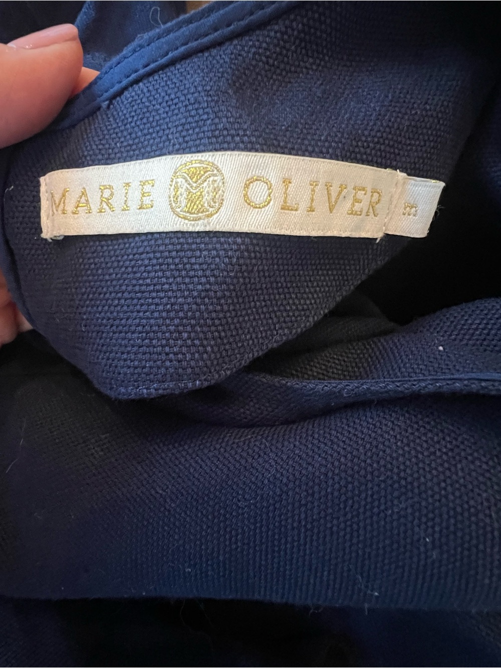 Marie Oliver Navy Puffy Short-Sleeve Top - Picture 7 of 9
